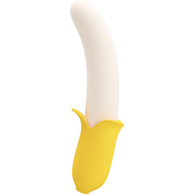 PRETTY LOVE - BANANA GEEK SUPER POWER 7 IMPOSTAZIONI DI VIBRAZIONE SU E GIÙ SILICONE NERO