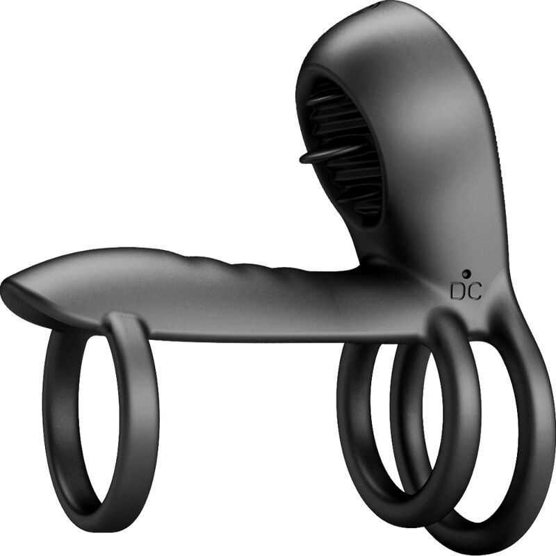 PRETTY LOVE - JAMMY PENIS SLING 12 IMPOSTAZIONI DI VIBRAZIONE E LECCATURA IN SILICONE RICARICABILE