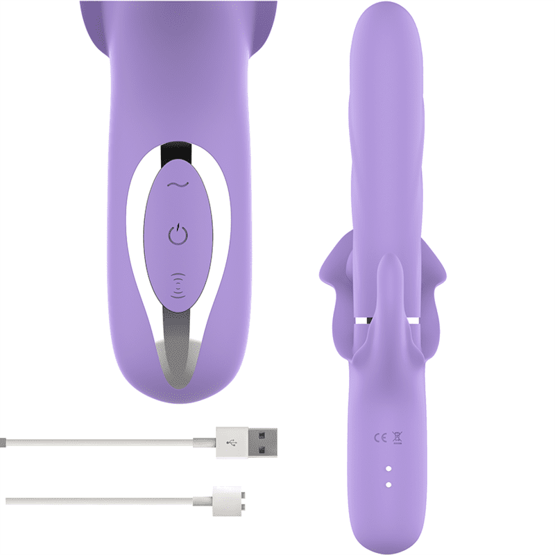 img_149148_4dd500451649ba0af3dfe0bee18e726f_1.png INTENSE - BILLIE VIBRATORE MULTIFUNCIÓN RICARICABILE SUCCIONADOR CON PULSADOR MORADO