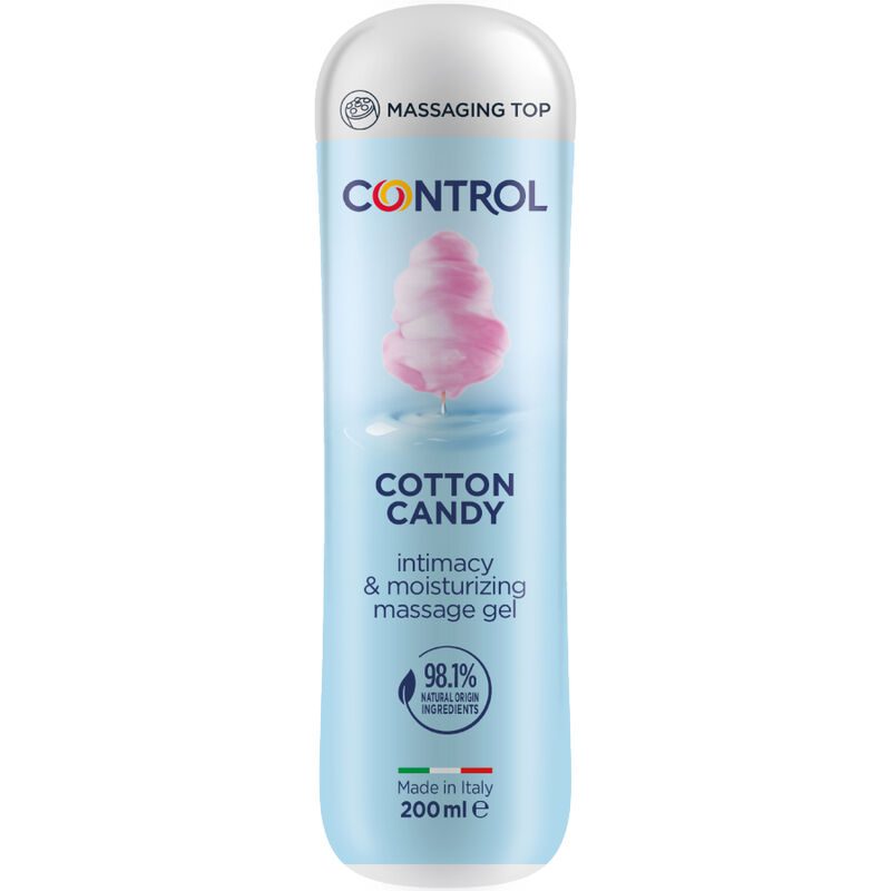 CONTROL GEL DA MASSAGGIO 3 IN 1 ALLO ZUCCHERO COTONE 200 ML