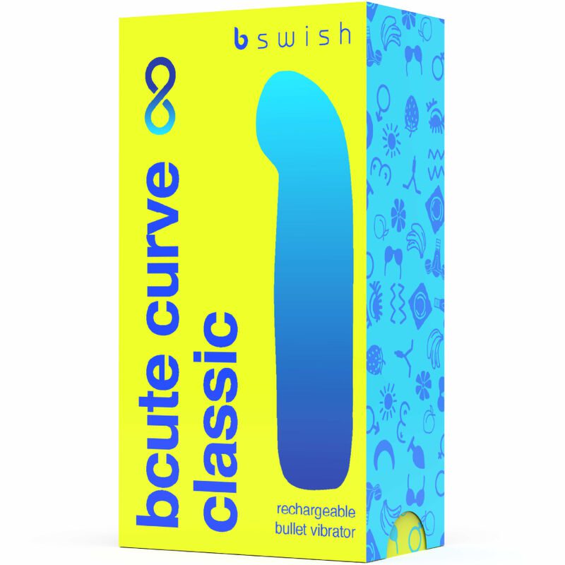 B SWISH - BCUTE CURVE INFINITE CLASSIC VIBRATORE RICARICABILE SILICONA AMARILLO