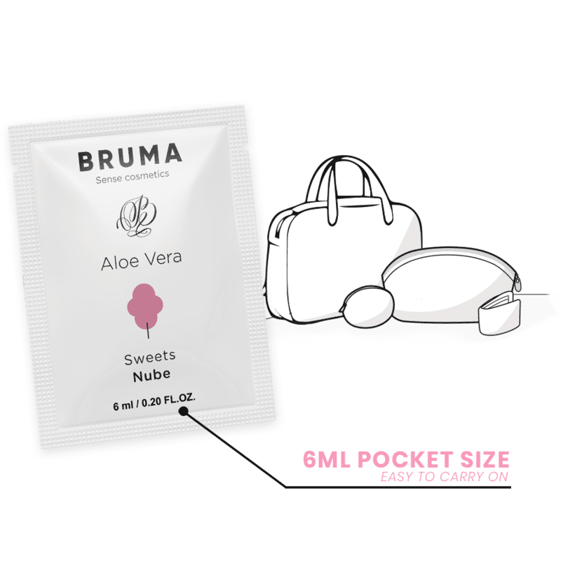 BRUMA - GEL DESLIZANTE CON ALOE VERA SABOR A NUBE 6 ML
