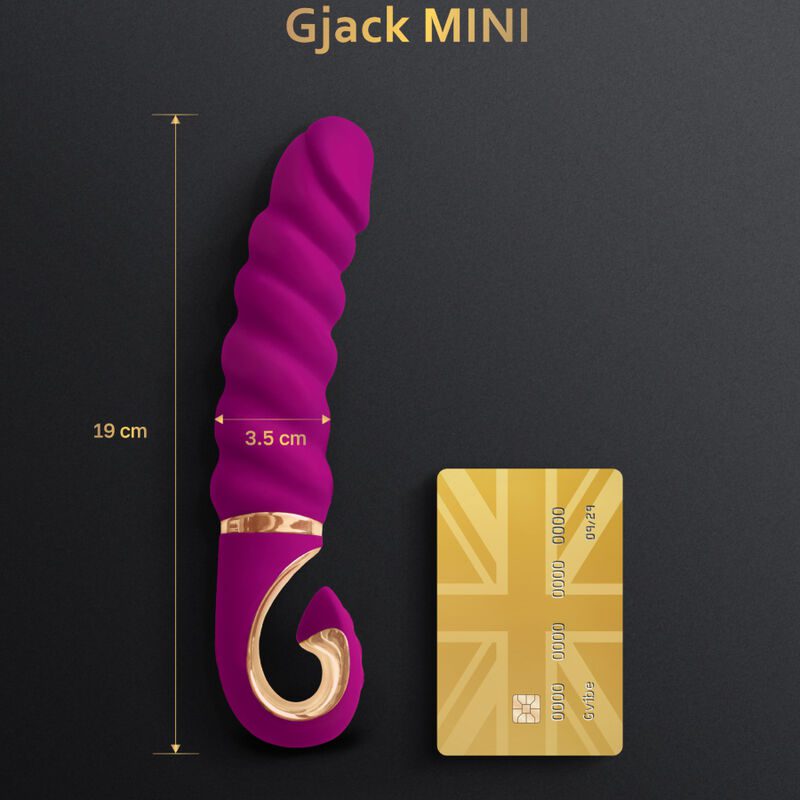 GVIBE - GJACK MINI VIBRATORE IN SILICONE DOLCE LAMPONE