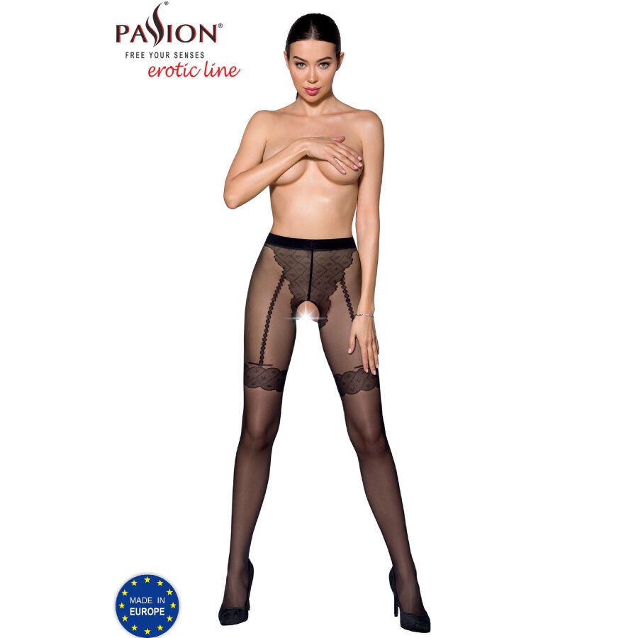 PASSION - TIOPEN 016 MEDIAS NERO 1/2 (20 DEN)