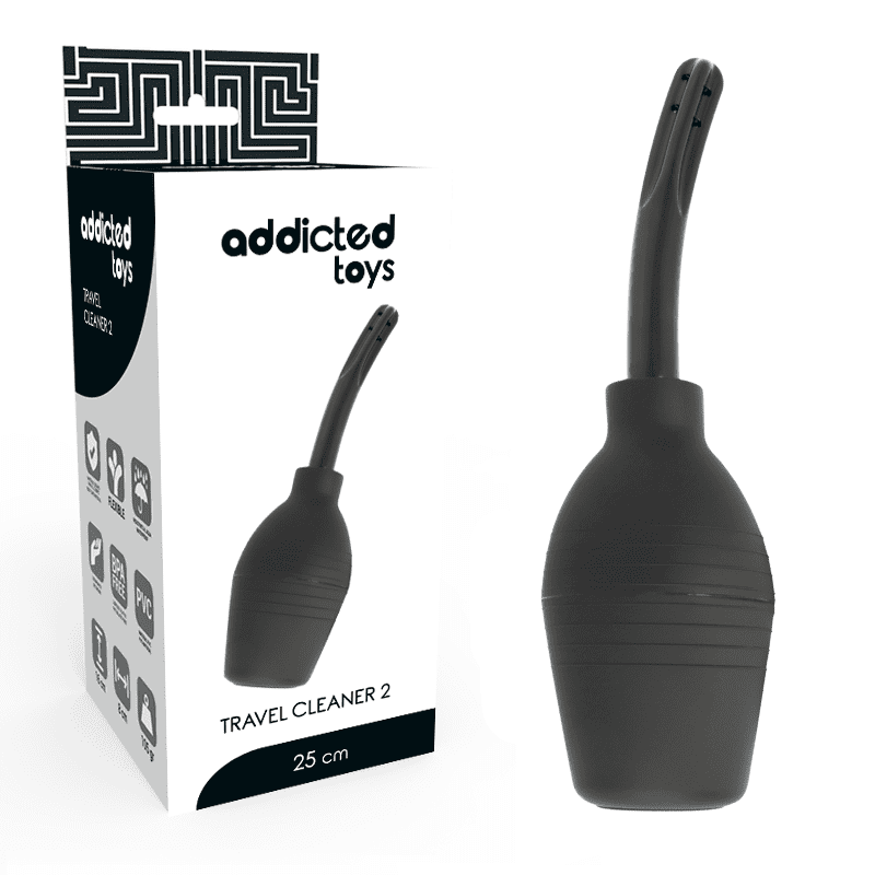 DOCCIA ANALE ADDICTED TOYS SQUEEZE PERA - NERO