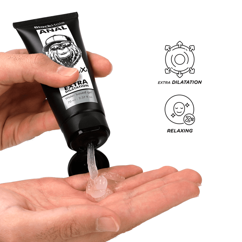 BLACK HOLE GEL BASE ACQUA DILATAZIONE ANALE 70 ML