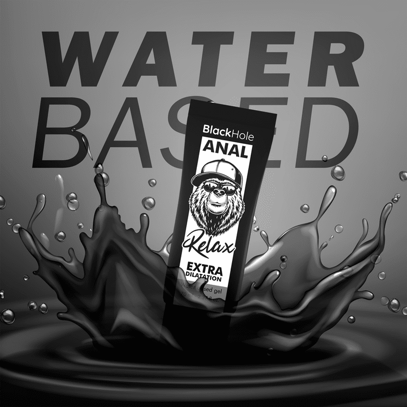 BLACK HOLE GEL BASE ACQUA DILATAZIONE ANALE 70 ML