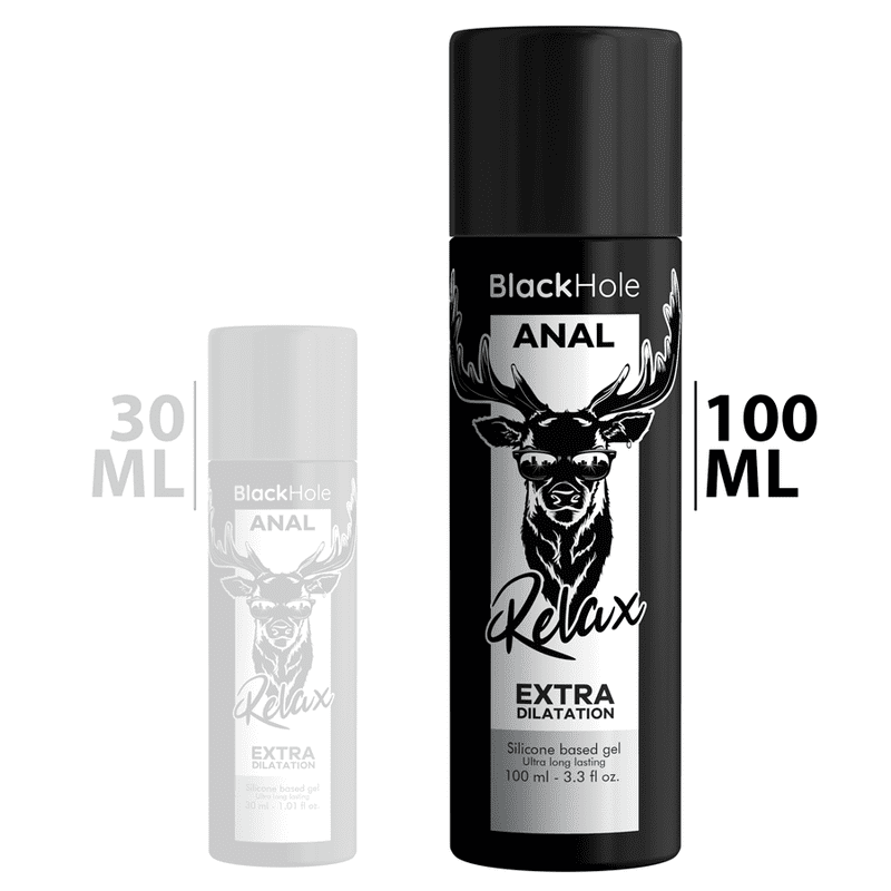 BLACK HOLE GEL SILICONE BASE DILATAZIONE ANALE 100 ML