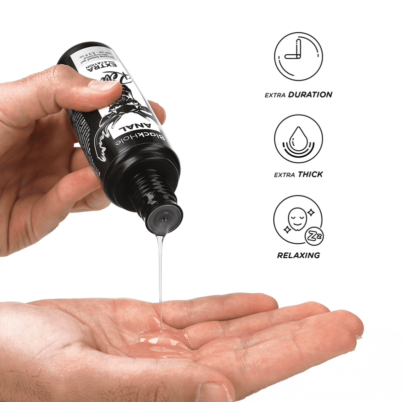 BLACK HOLE GEL SILICONE BASE DILATAZIONE ANALE 100 ML