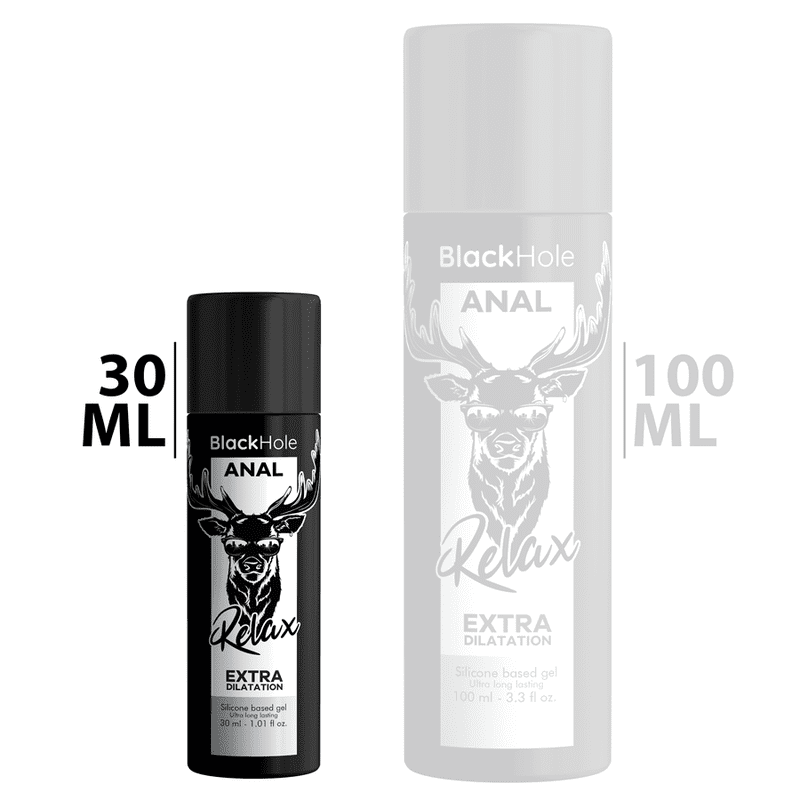 BLACK HOLE GEL SILICONE BASE DILATAZIONE ANALE 30 ML