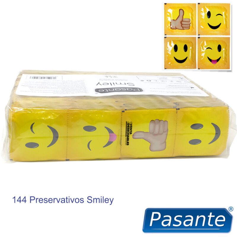 PASANTE - PRESERVATIVI SMILEY BAG 144 UNITÀ