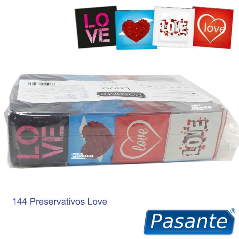 PASANTE - PRESERVATIVI LOVE BAG 144 UNITÀ
