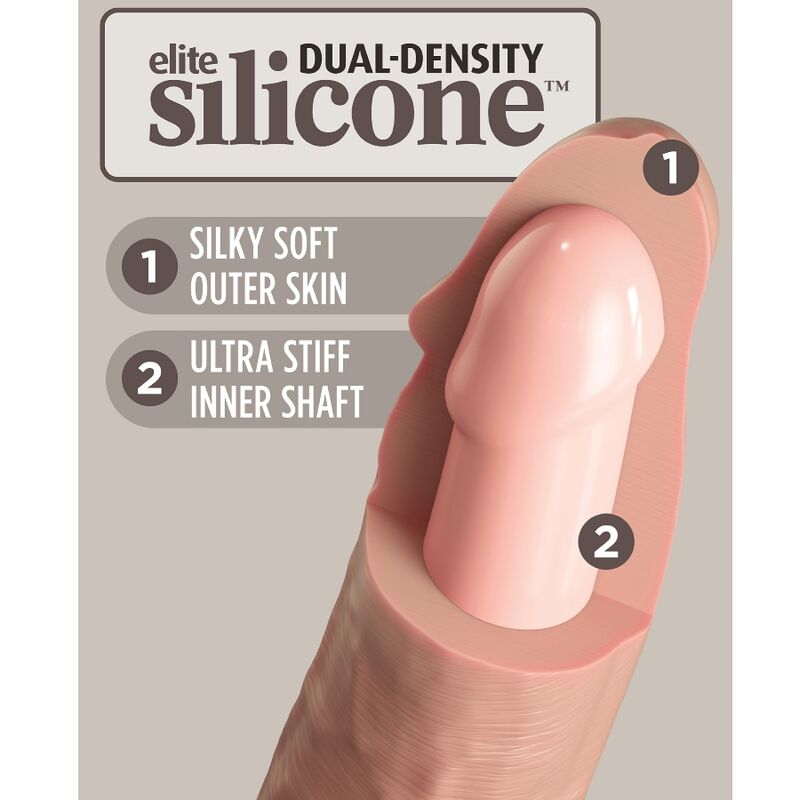 KING COCK ELITE - DILDO REALISTICO IN SILICONE 20,3 CM