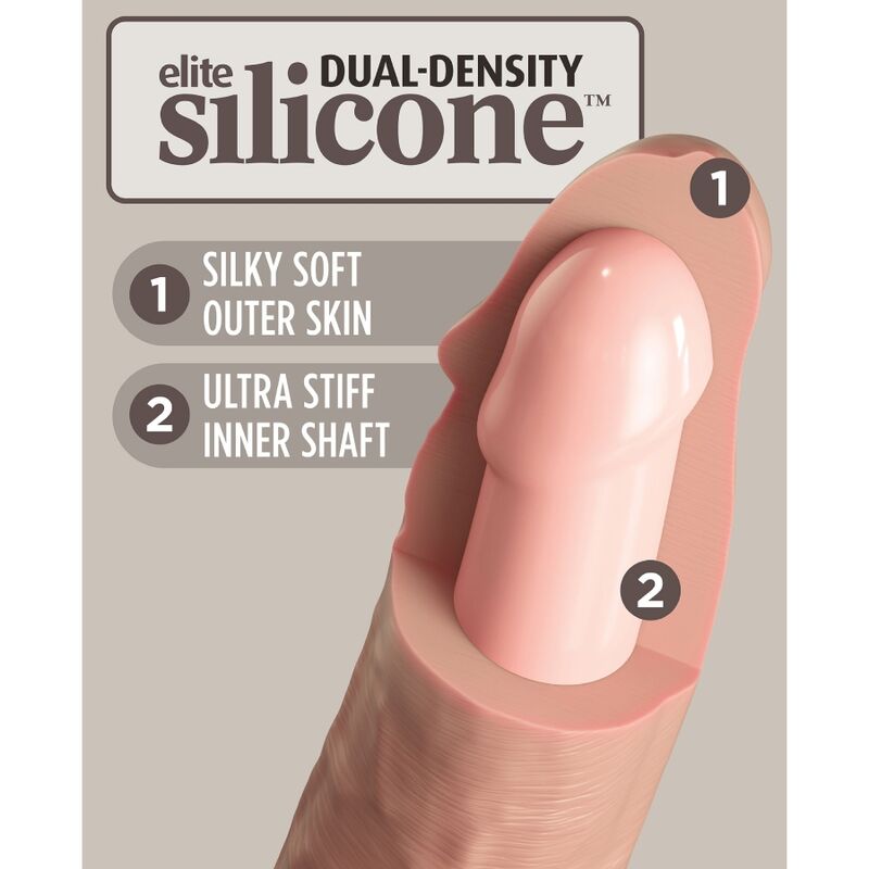 KING COCK ELITE - DILDO REALISTICO IN SILICONE 28 CM