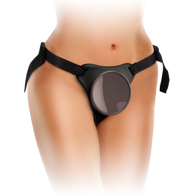KING COCK ELITE - COMODA IMBRACATURA REGOLABILE CON DILDO 17,8 CM