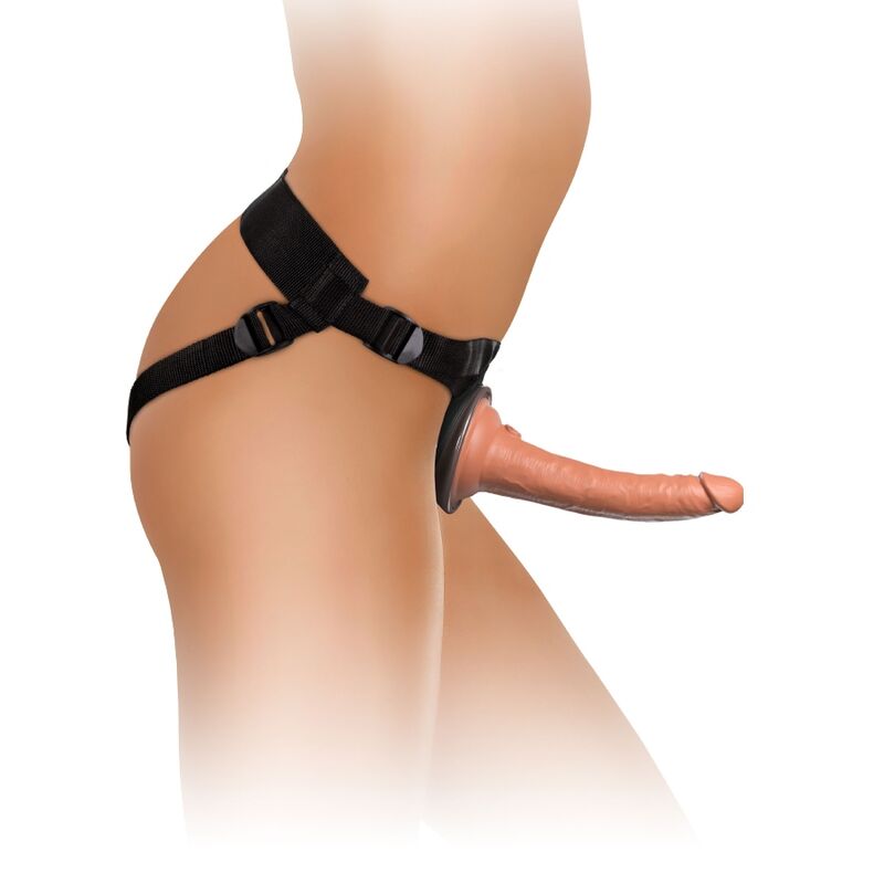 KING COCK ELITE - COMODA IMBRACATURA REGOLABILE CON DILDO 17,8 CM