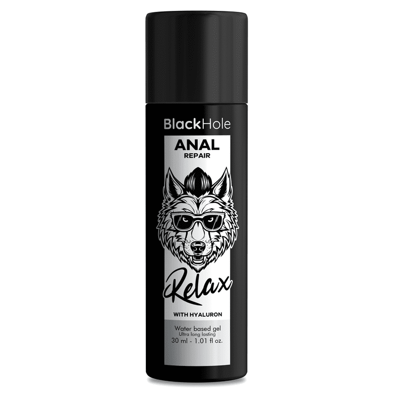 BLACK HOLE - RIPARAZIONE ANALE RELAX A BASE ACQUA CON IALURONE 30 ML
