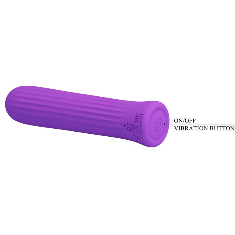 PRETTY LOVE - VIBRATORE STIMOLATORE BLANCHE LILLA