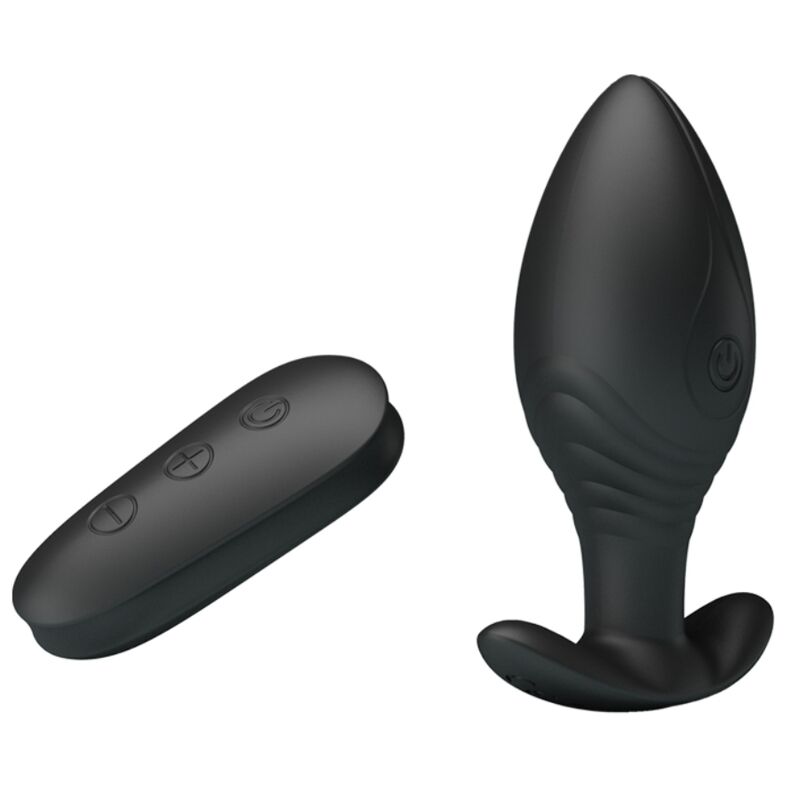 VIBRATORE RICARICABILE PLUG ANALE NERO