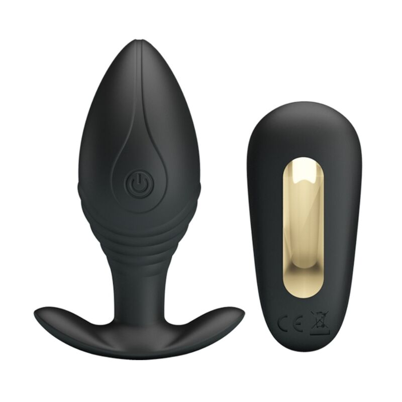 VIBRATORE RICARICABILE PLUG ANALE NERO