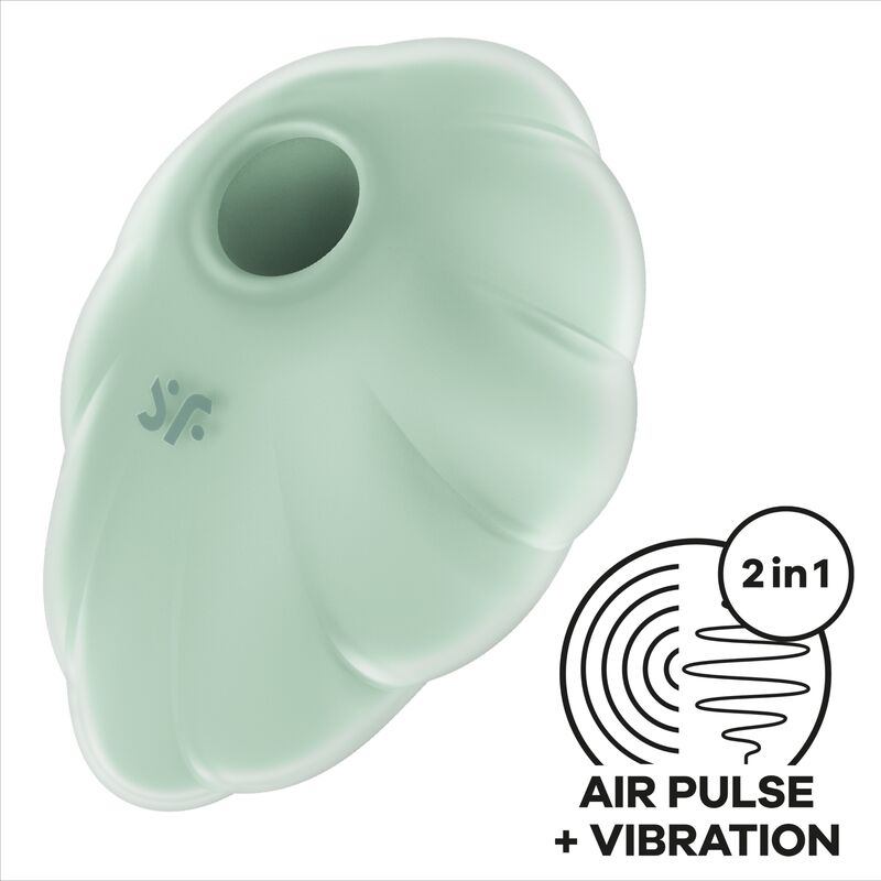 SATISFYER - VIBRATORE CLOUND DANCER GREEN AIR PULSE