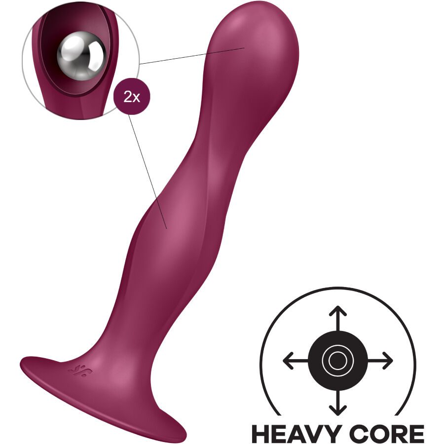SATISFYER - DILDO IN SILICONE