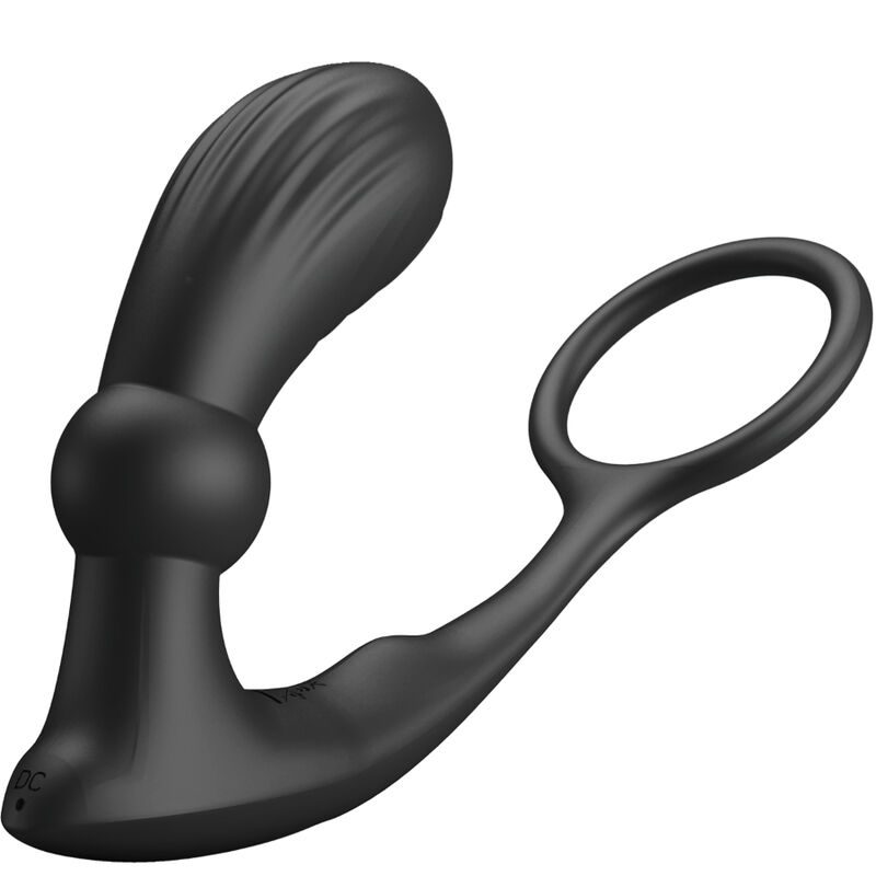 PRETTY LOVE - ANELLO ANALE E VIBRATORE BLACK