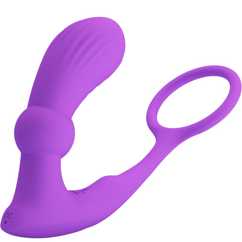 PRETTY LOVE - ANELLO ANALE E VIBRATORE VIOLA