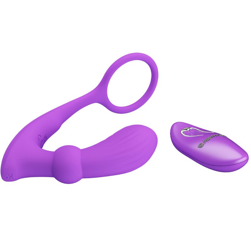 PRETTY LOVE - ANELLO ANALE E VIBRATORE VIOLA