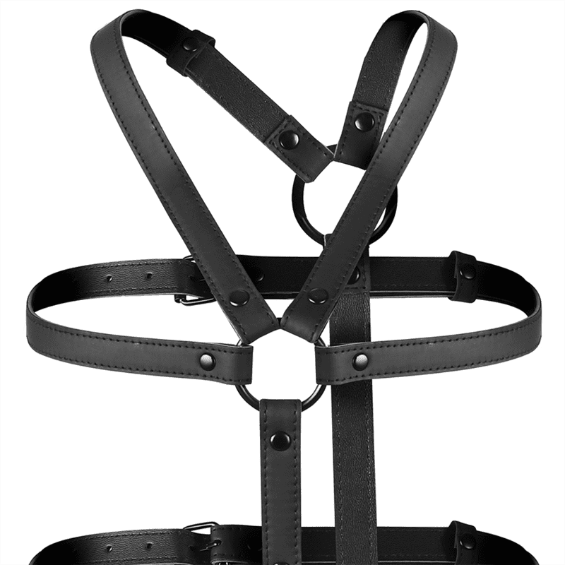 FETISH SUBMISSIVE BONDAGE - IMBRACATURA REGOLABILE TORSO E BRACCIA