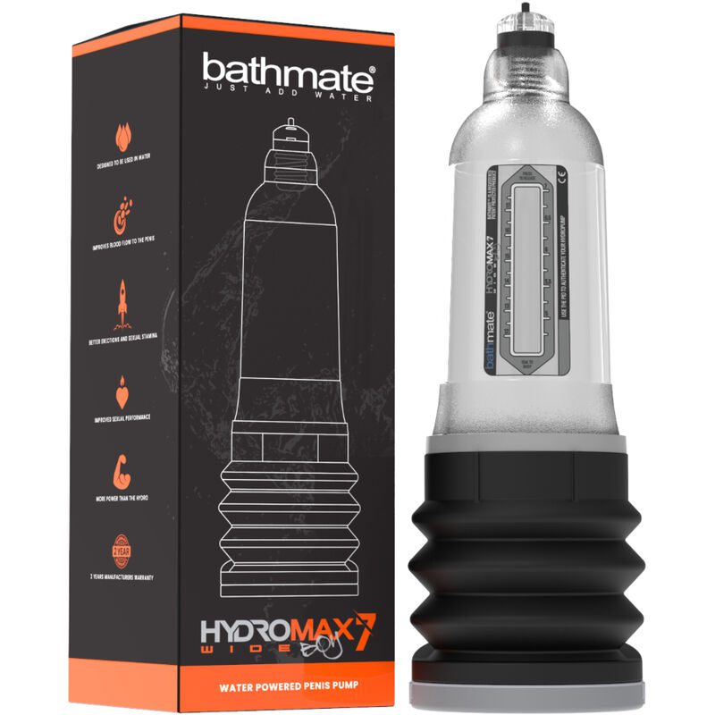 BATHMATE HYDROMAX 7 WIDE BOY (X30 WIDE BOY) TRASPARENTE