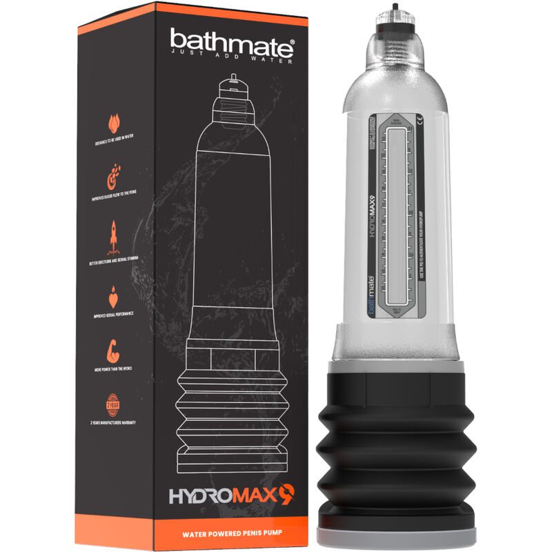 POMPA PENIS BATHMATE HYDROMAX 9 TRASPARENTE