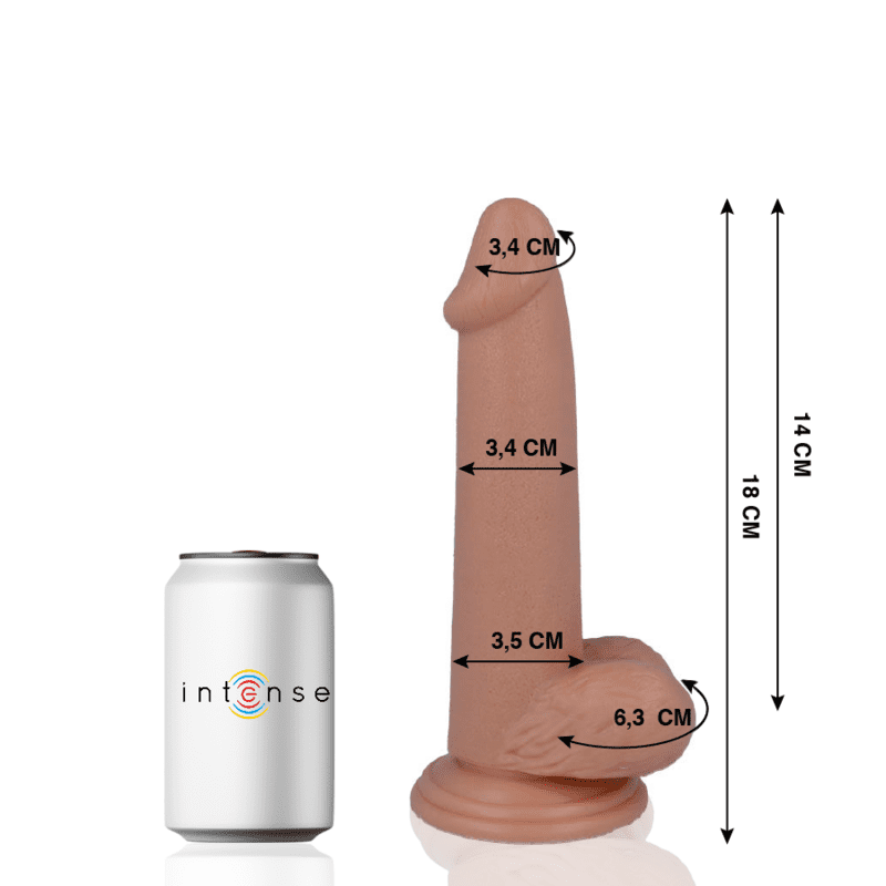 MR INTENSE 10 REALISTIC PENIS 18 -O- 3.4CM