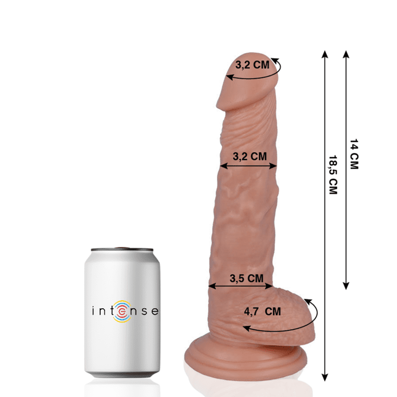 MR INTENSE 13 PENE REALISTICO 18,5 -O- 3,2CM
