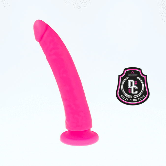 DELTA CLUB TOYS DILDO ROSA IN SILICONE MEDICO 20 X 4 CM