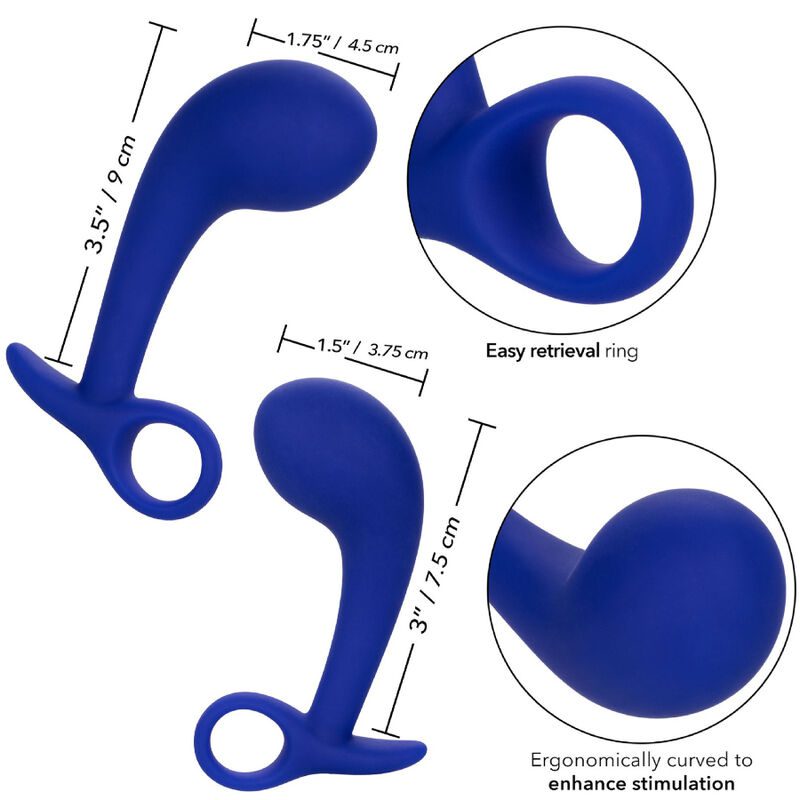 ADMIRAL - SET 2 PLUG ANALI BLU