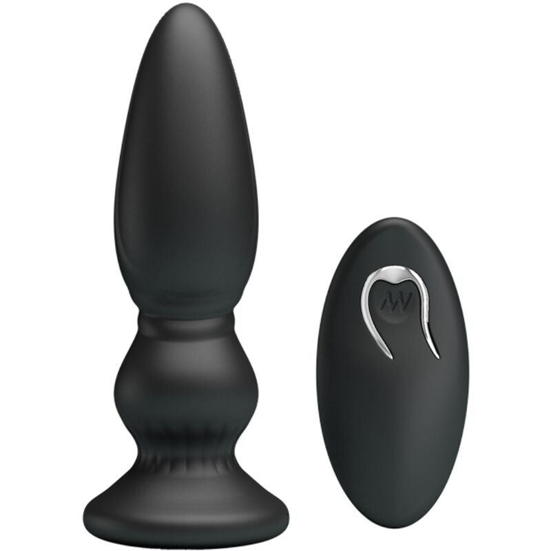 VIBRATORE CON TELECOMANDO PLUG ANALE NERO
