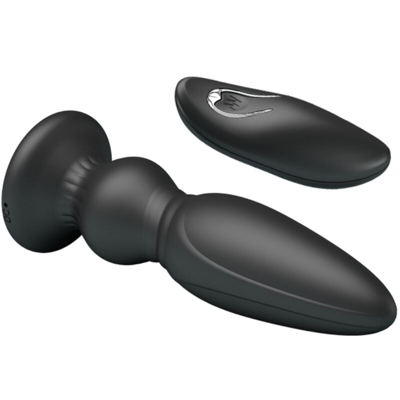 VIBRATORE CON TELECOMANDO PLUG ANALE NERO