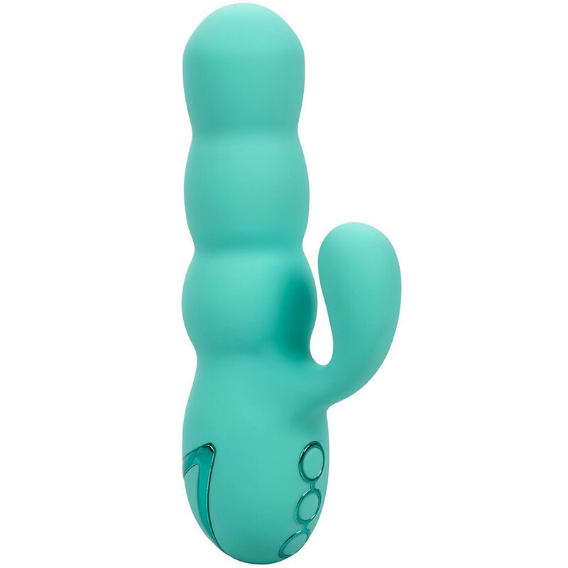 CALIFORNIA EXOTICS - VIBRATORE DEL MAR DIVA RABBIR AQUA GREEN DI CALIFORNIA DREAMING