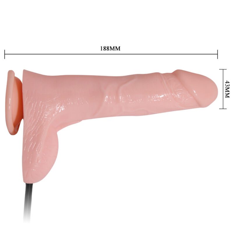 INFLATABLE DILDO HINCHABLE REALISTICO CON VENTOSA 19.3 CM