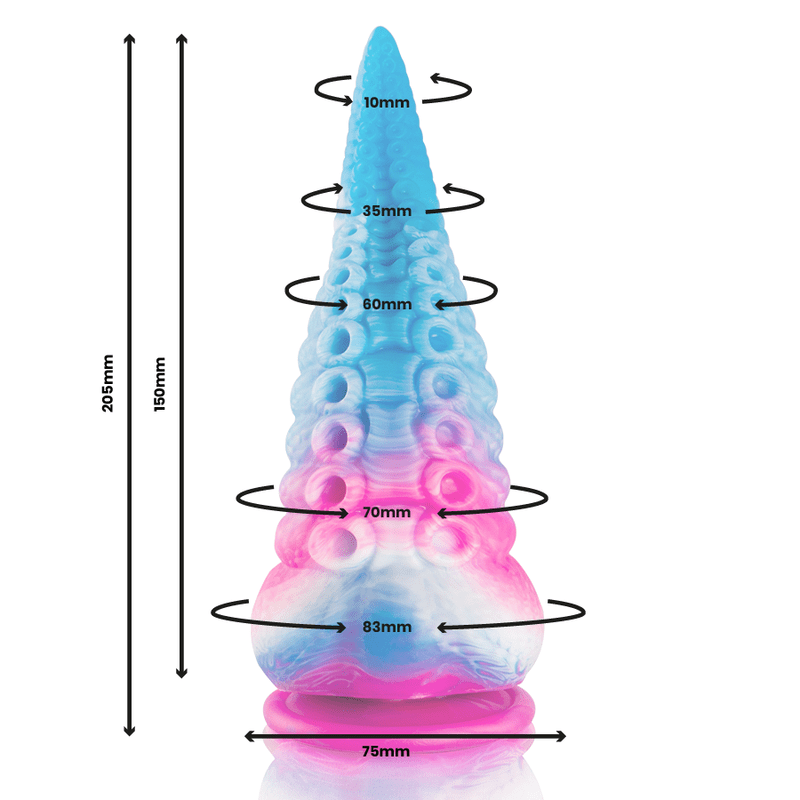EPIC - DILDO CON TENTACOLI BLU SCYLLA GRANDE