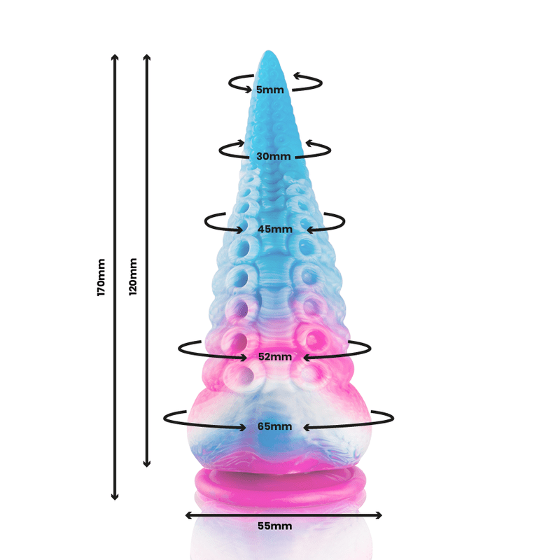 EPIC - DILDO CON TENTACOLI BLU SCYLLA TAGLIA PICCOLA