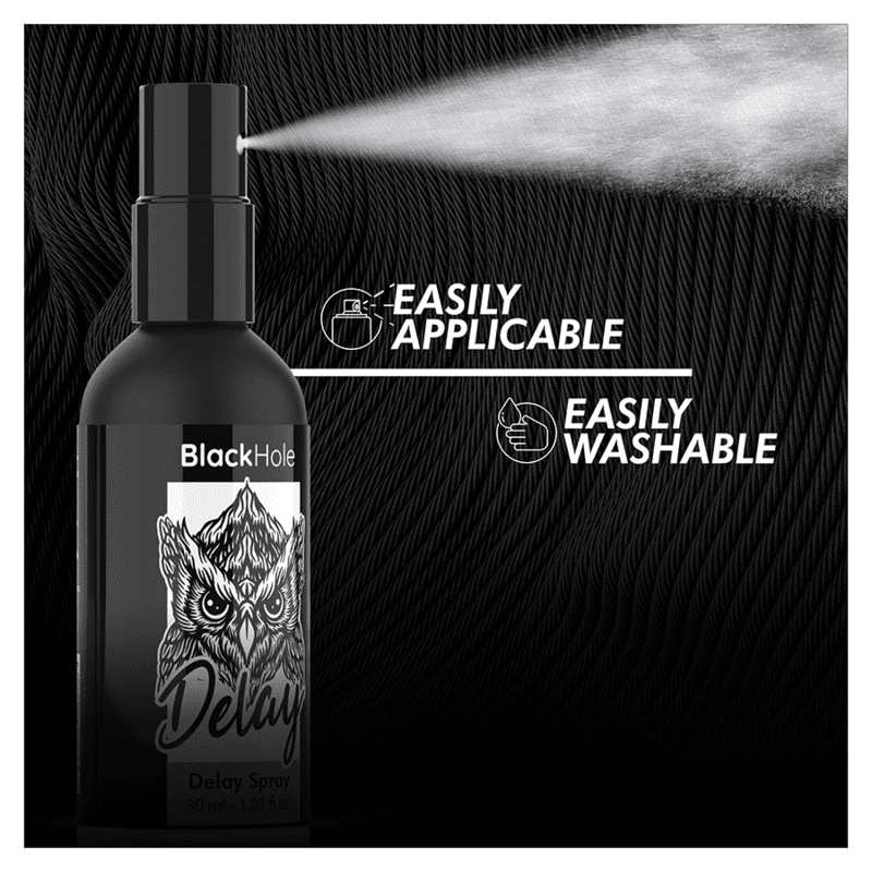 BLACK HOLE - SPRAY RITARDANTE A BASE ACQUA 30 ML