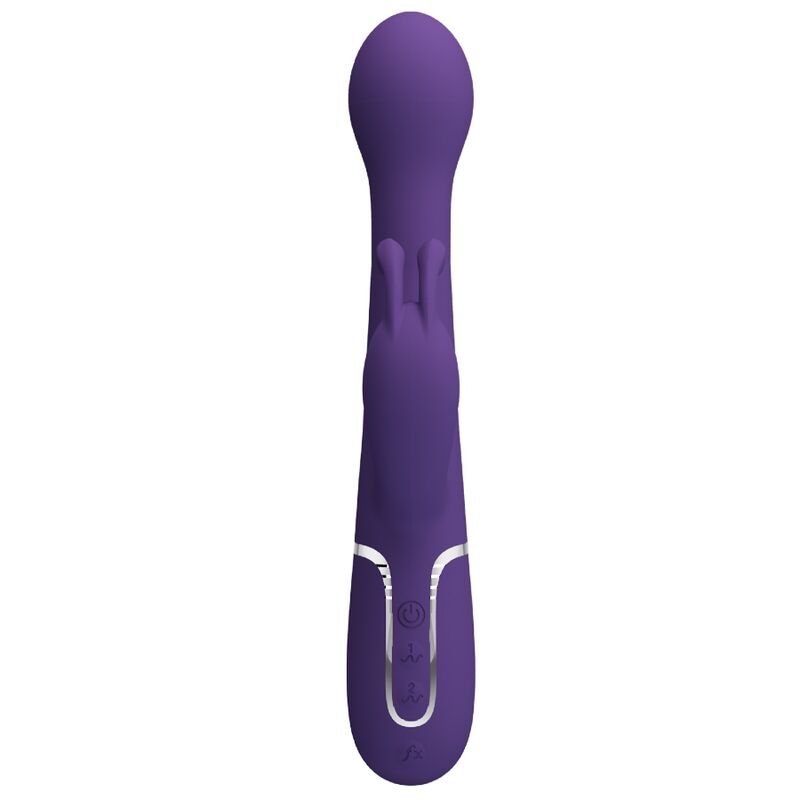 PRETTY LOVE - VIBRATORE DEJON RABBIT 3 IN 1 MULTIFUNZIONE VIOLA