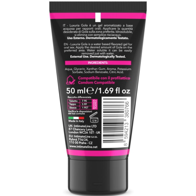 LUXURIA GEL SESSO ORALE GUSTO CILIEGIA 30 ML