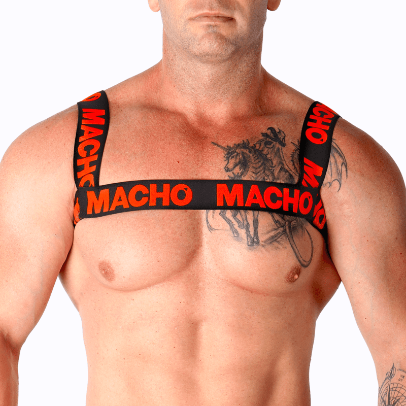 MACHO - PETTORINA DOPPIA ROSSO