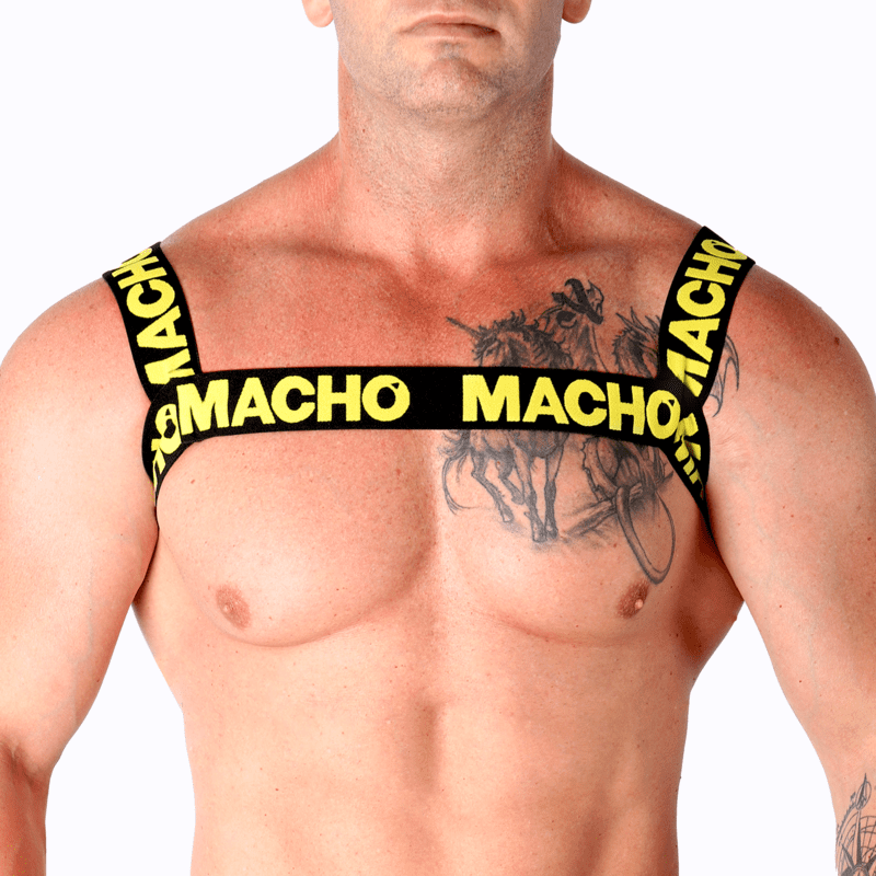 MACHO - PETTORINA DOPPIA GIALLA