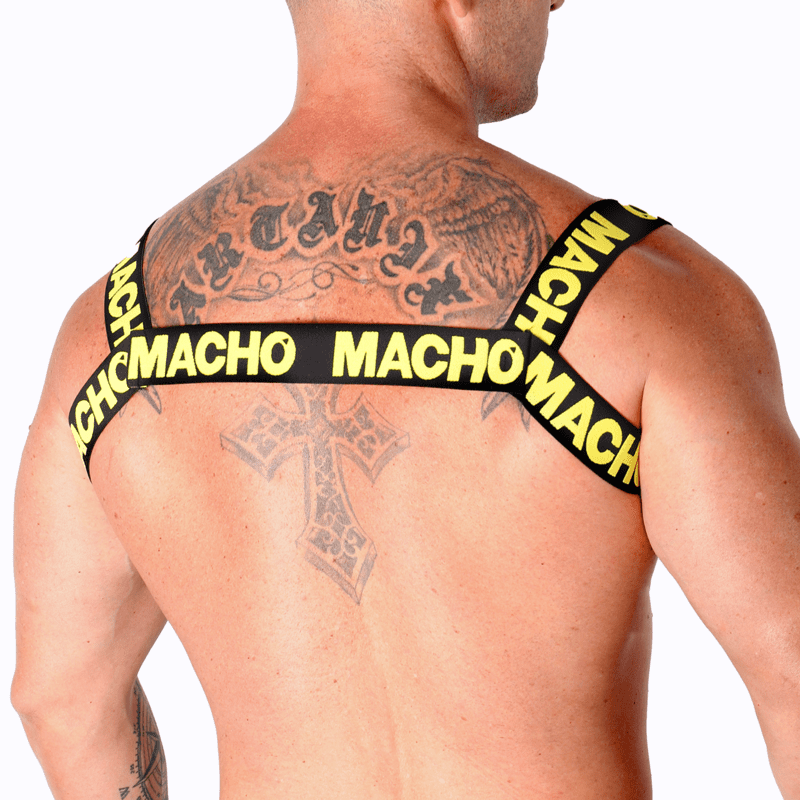 MACHO - PETTORINA DOPPIA GIALLA