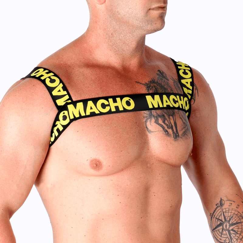 MACHO - PETTORINA DOPPIA GIALLA