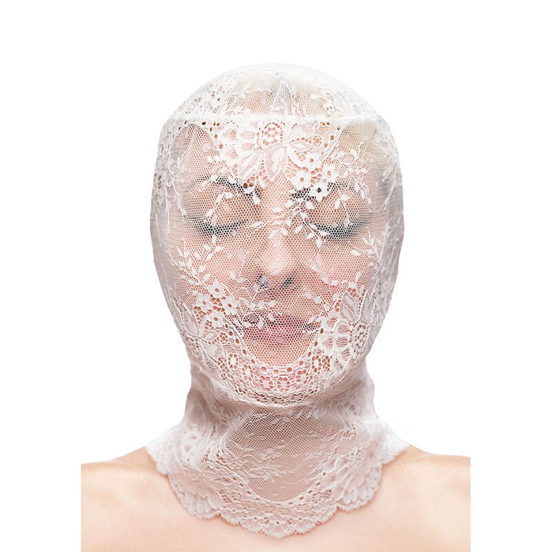 NS NOVELTIES - FETISH  FASHION CAPPUCCIO IN PIZZO BIANCO